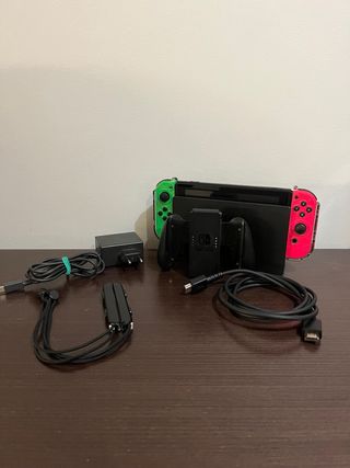Nintendo Switch Verde y Rosa