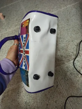 Borsetta Londra Bianca e Viola