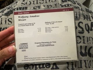 CD Bernstein Mozart Concierto Piano 15