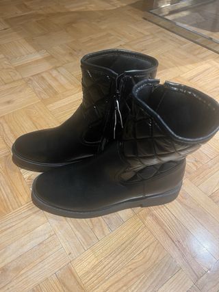 Botines Mango Piel Talla 35 sin estrenar