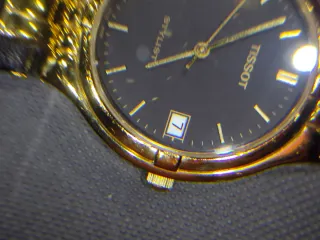Tissot Stylist Chapado Oro 18k Cristal Zafiro 34mm