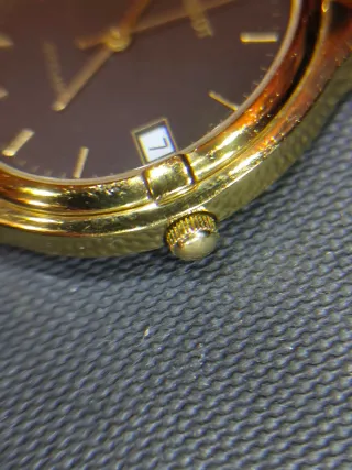 Tissot Stylist Chapado Oro 18k Cristal Zafiro 34mm