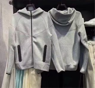 Cárdigan con capucha gris para hombre