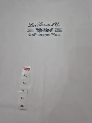 Camiseta Levi's Blanca Talla XL