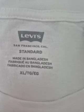 Camiseta Levi's Blanca Talla XL