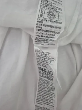 Camiseta Levi's Blanca Talla XL