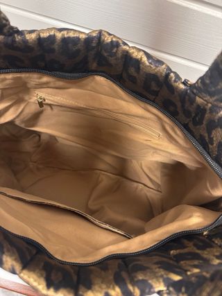 Bolso shopper estampado leopardo