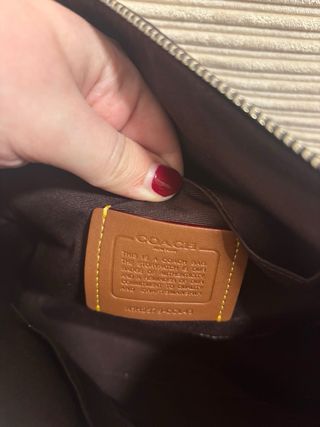 Bolso Coach Negro Estrellas