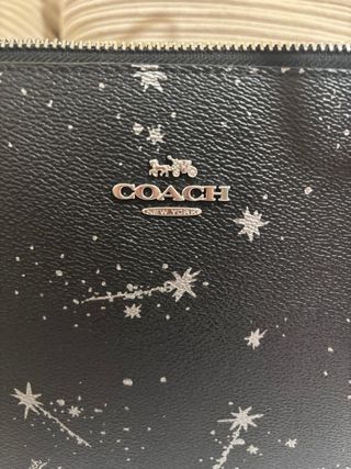 Bolso Coach Negro Estrellas