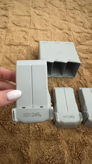 Mando dron DJI RC gris con correa y 3 baterías