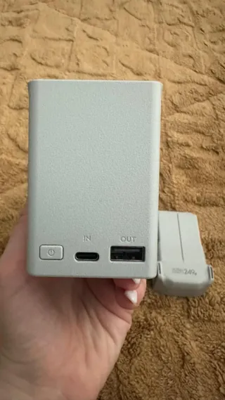 Mando dron DJI RC gris con correa y 3 baterías