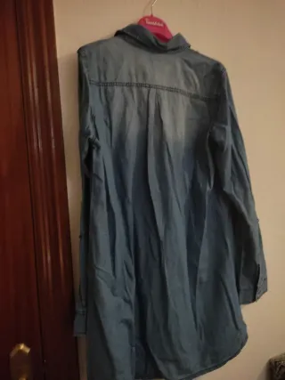 Vestido camisero vaquero talla M