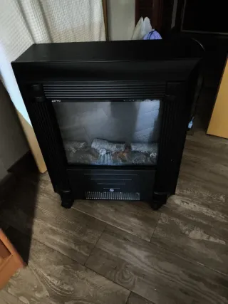 Estufa eléctrica imitación chimenea