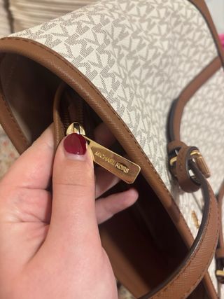 Bolso Michael Kors Marrón y Blanco