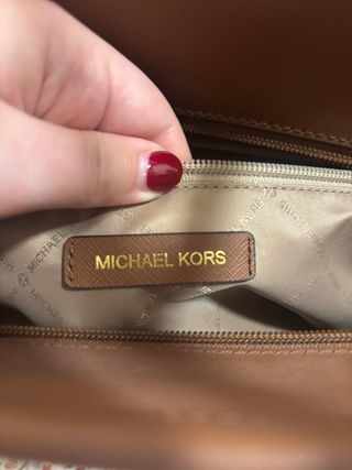 Bolso Michael Kors Marrón y Blanco