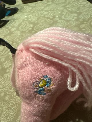 Mylittlepony rosa peluche corazón azul