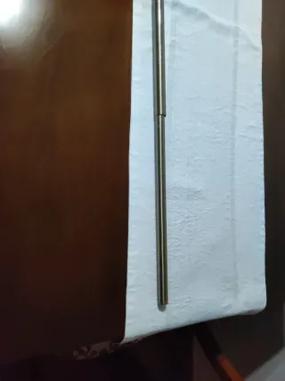 Barra cortina extensible dorada