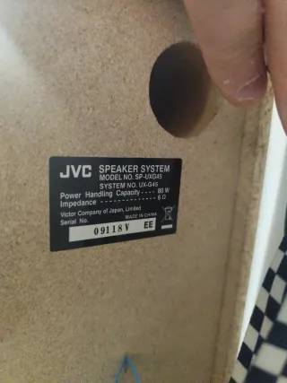 Monitores altavoces JVC SP- UXG 45 home cinema