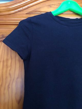 Camiseta básica negra talla S