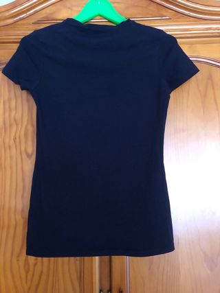 Camiseta básica negra talla S