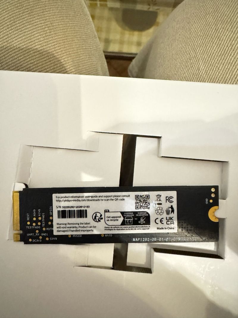 SSD Philips M140 1TB NVMe PCIe 3.0 afbeelding 4