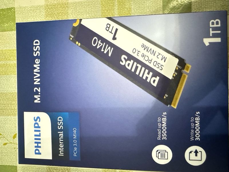 SSD Philips M140 1TB NVMe PCIe 3.0 afbeelding 2