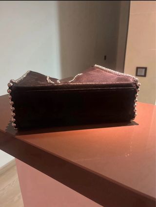 Bolso Zara Shopper Negro Tachuelas