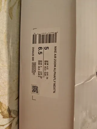 Nike Air Zoom Alphafly Next 2 Talla 35.5