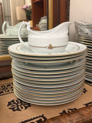 Vajilla Porcelana Conmemorativa Exploradores