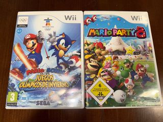 Lote 2 Juegos Wii: Mario & Sonic y Mario Party 8