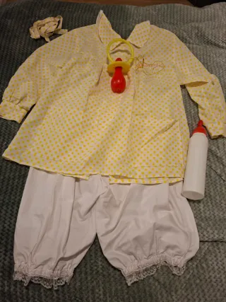 Disfraz Bebé Puntos Amarillos