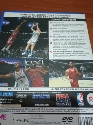 NBA Live 08 PS2 EA Sports