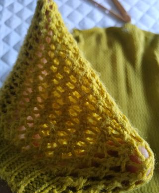 Jersey punto calado.