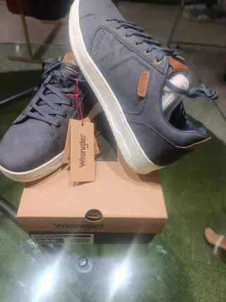 Zapatillas deportivas Wrangler de nobuk azul
