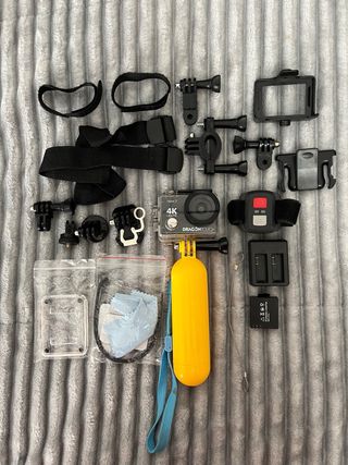 Cámara Deportiva 4K con Accesorios