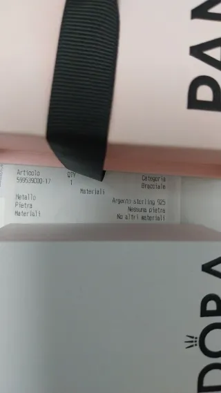 Pulsera Pandora Talla 17 cm