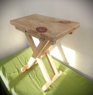 Banqueta Plegable Madera