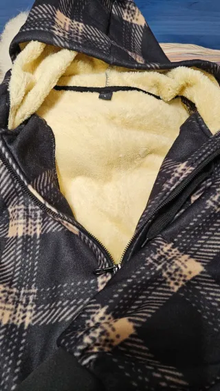 Cazadora bomber hombre cuadros L