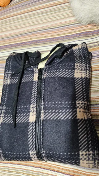 Cazadora bomber hombre cuadros L