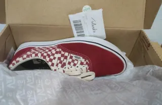 Zapatillas Vans Checkerboard Rojas