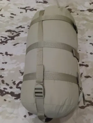 Saco dormir táctico beige +5 comfort 1400gr