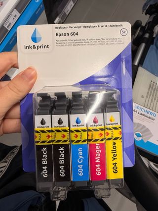 Cartuchos Tinta Epson 604 (Negro, Cyan, Magenta, A