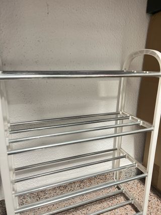 Zapatero 4 baldas metal y plástico