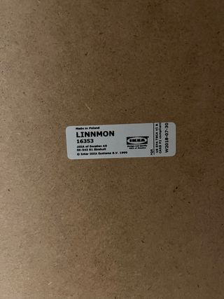 Mesa Linnmon Ikea Blanca y Negra