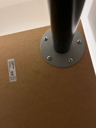 Mesa Linnmon Ikea Blanca y Negra