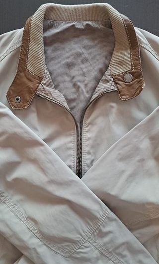 Cazadora Harrington Massimo Dutti Beige Talla M