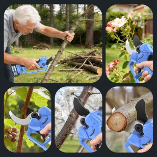 Tijeras Eléctricas 21V 4000mAh + 2 Baterías