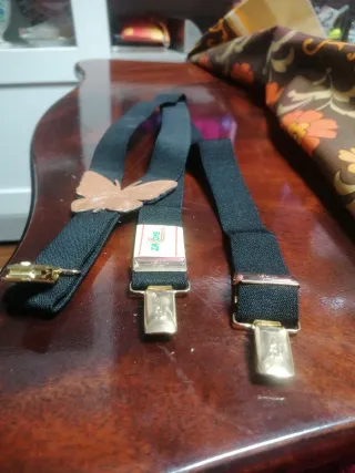 Bretelle ZAGONE con farfalla marrone