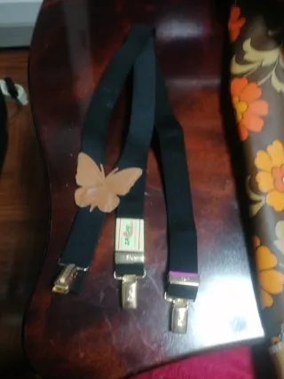 Bretelle ZAGONE con farfalla marrone