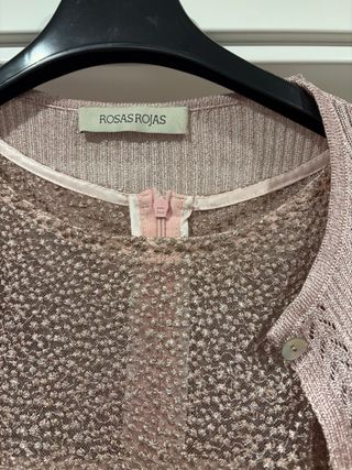 Vestido de fiesta rosa. Talla 46